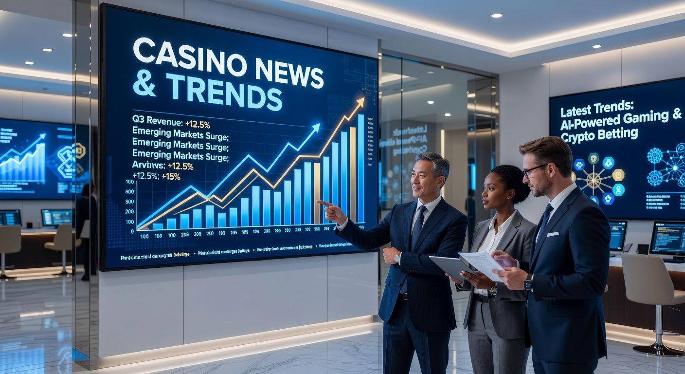 Infographic showing global online gambling market statistics and economic rankings