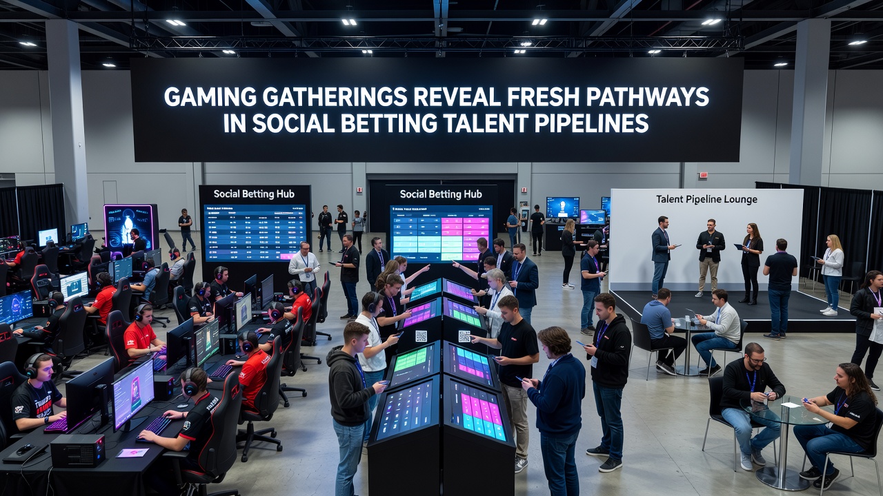 Panel discussion at a gaming conference exploring talent pipelines in social betting
