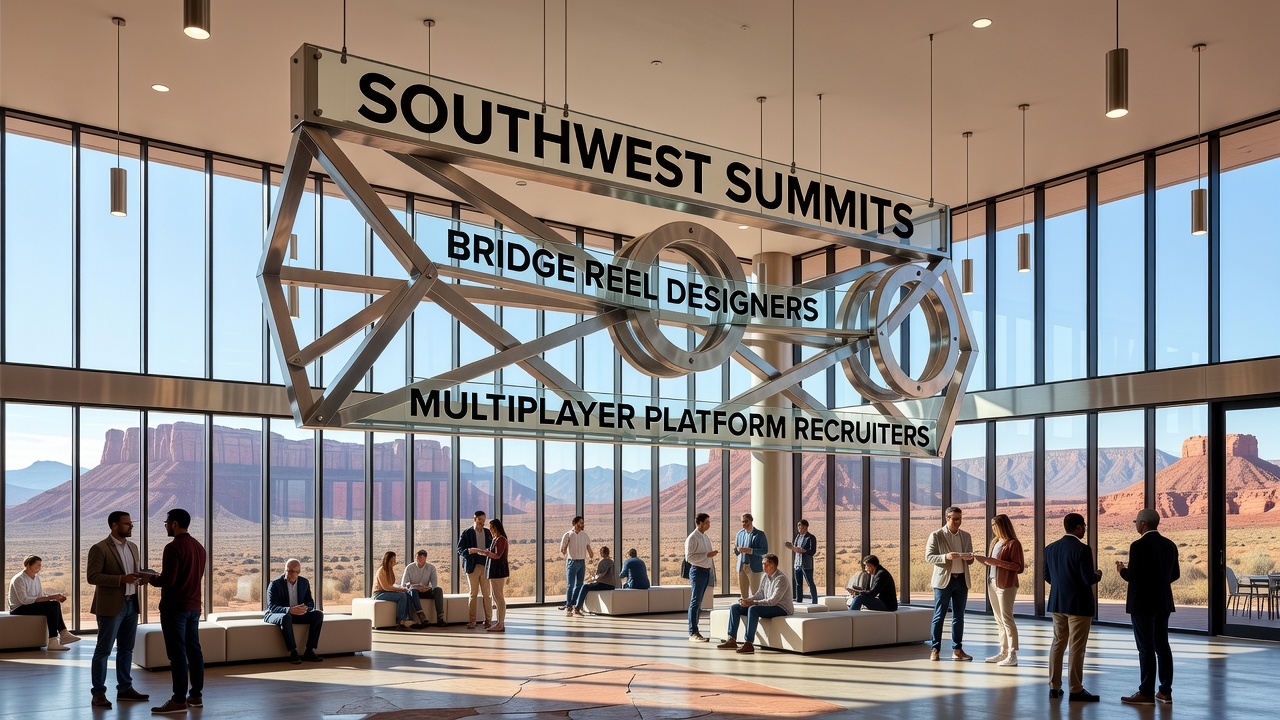 Industry professionals gather at a Southwest summit focused on reel design and multiplayer platform recruitment