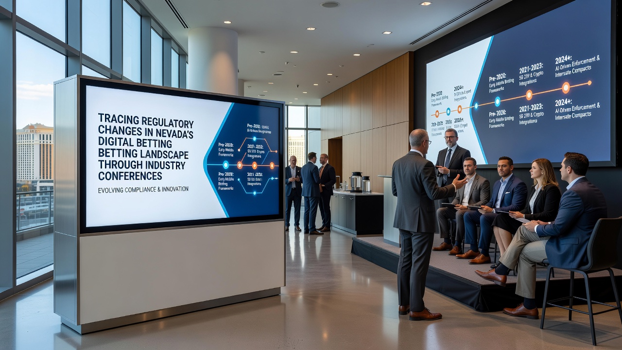 Panel discussion at a gaming conference on regulatory compliance in digital betting