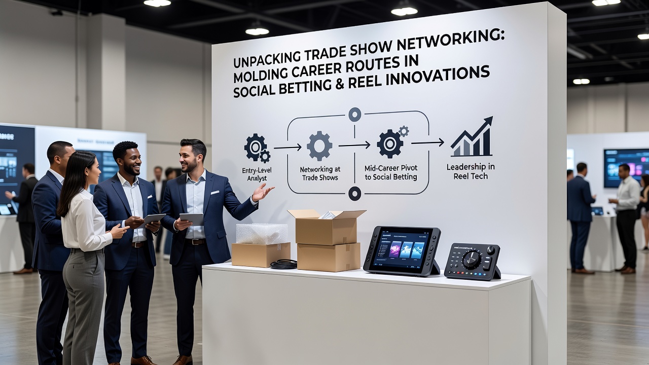 Attendees discussing reel game innovations and social betting strategies during a trade show workshop session